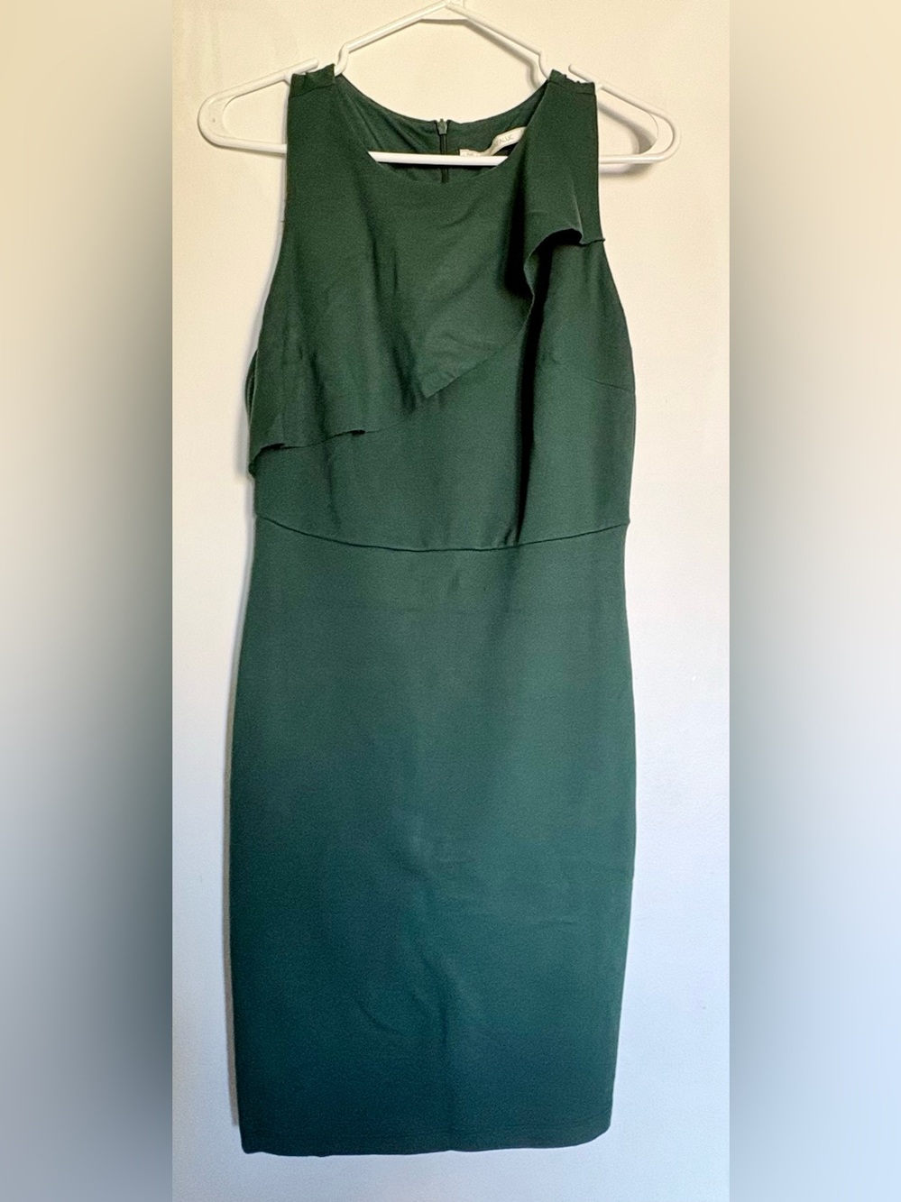 Dark Green zara trafaluc dress